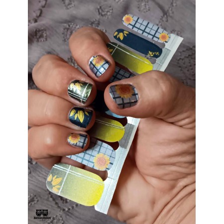 Hint of Holo Sunflowers